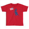 Patriotic T-Rex Toddler T-shirt
