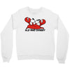 old and crabby Crewneck Sweatshirt