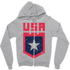 land of the free Zipper Hoodie