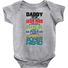 daddy you are my favorite superhero Baby Bodysuit