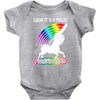 look it's a magical fck unicorn funny Baby Onesie