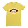 September Peeking Out Asian Baby Boy Ladies Fitted T-Shirt
