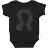 greedy caterpillar Baby Bodysuit