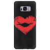 lip print heart Samsung Galaxy S8 Plus