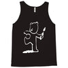banksy teddy bear pop art new Tank Top