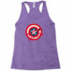 deadpool was here (captain america) Racerback Tank