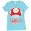 i don't wanna grow up Ladies Fitted T-Shirt