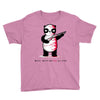 black, red and white Youth Tee