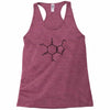 caffeine molecule t shirt coffee Racerback Tank