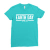 earth day t-shirt Ladies Fitted T-Shirt
