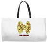 pie fighter Weekender Totes