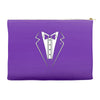 classic black tuxedo t shirt Accessory Pouches