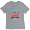 push me around grandma V-Neck Tee