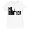number one brother Ladies Fitted T-Shirt