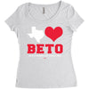 Texas Loves Beto Women's Triblend Scoop T-shirt