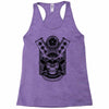 samurai skull Racerback Tank