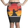 Samurai Sunset Pencil Skirts