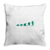 evolution of turtles Throw Pillow