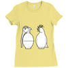 peace and hate can you tell the difference Ladies Fitted T-Shirt