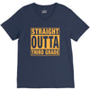 straight outta third grade V-Neck Tee