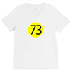73 the perfect number t shirt the big bang theory cool funny V-Neck Tee