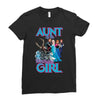 aunt of the birthday girl Ladies Fitted T-Shirt
