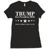trump for president 2016 Ladies Fitted T-Shirt