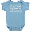 you read my Baby Onesie