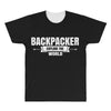 Backpacker Explore The World All Over Men's T-shirt