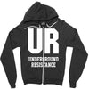 underground resistence Zipper Hoodie