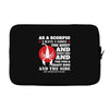 as a scorpio i have 3 sides Laptop sleeve
