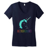 be different Women's V-Neck T-Shirt