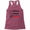 too busy playing fortnite (black) Racerback Tank
