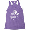 the only thing wrong with dogs Racerback Tank