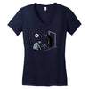 cat ats new gift Women's V-Neck T-Shirt