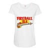 gildan fireball  ideal gift, birthday present Maternity Scoop Neck T-shirt