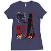 cat shirt Ladies Fitted T-Shirt