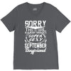 This Girl Is Taken By A Super Sexy September Boyfriend V-Neck Tee