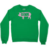pig oink funny Crewneck Sweatshirt
