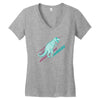 ask me about dinosaurs Women's V-Neck T-Shirt
