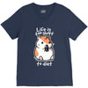 fat life V-Neck Tee