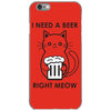 RIGHT MEOW BEER CAT iPhone 6/6s Case
