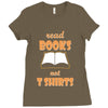 humor book t shirt Ladies Fitted T-Shirt