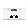 Hands off my Bump License Plate