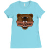 the bear Ladies Fitted T-Shirt