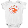 happy space fox   porky roebuck Baby Bodysuit
