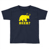 beer t shirt bear plus deer funny tee drinking college humor party shi Toddler T-shirt