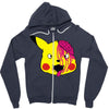 pikachu zombie Zipper Hoodie