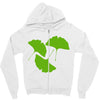 ginkgo leaves Zipper Hoodie