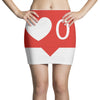 no love notification Mini Skirts